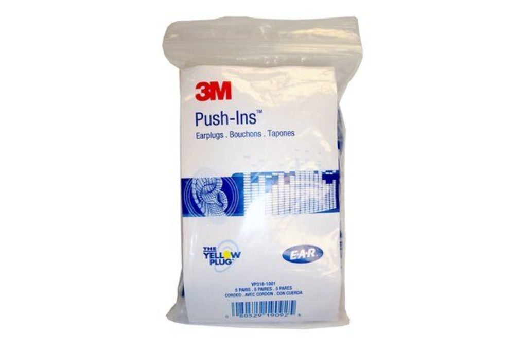 3M PUSH-INS Corded 100 PR/PK 318-1001, Package-img-0