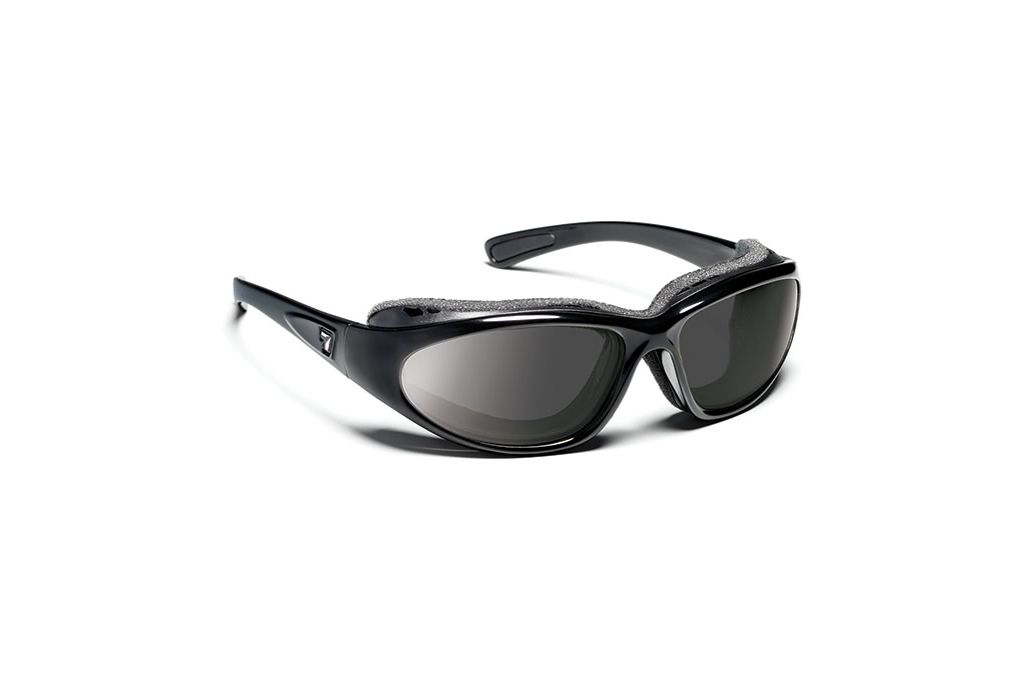 7 Eye Churada Sunglasses, Glossy Black Frame, Shar-img-0