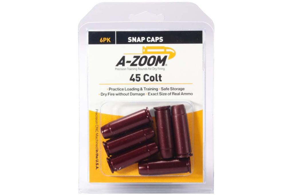 A-Zoom Revolver Snap Caps, 45 Colt, 6 Pack, 16124-img-2