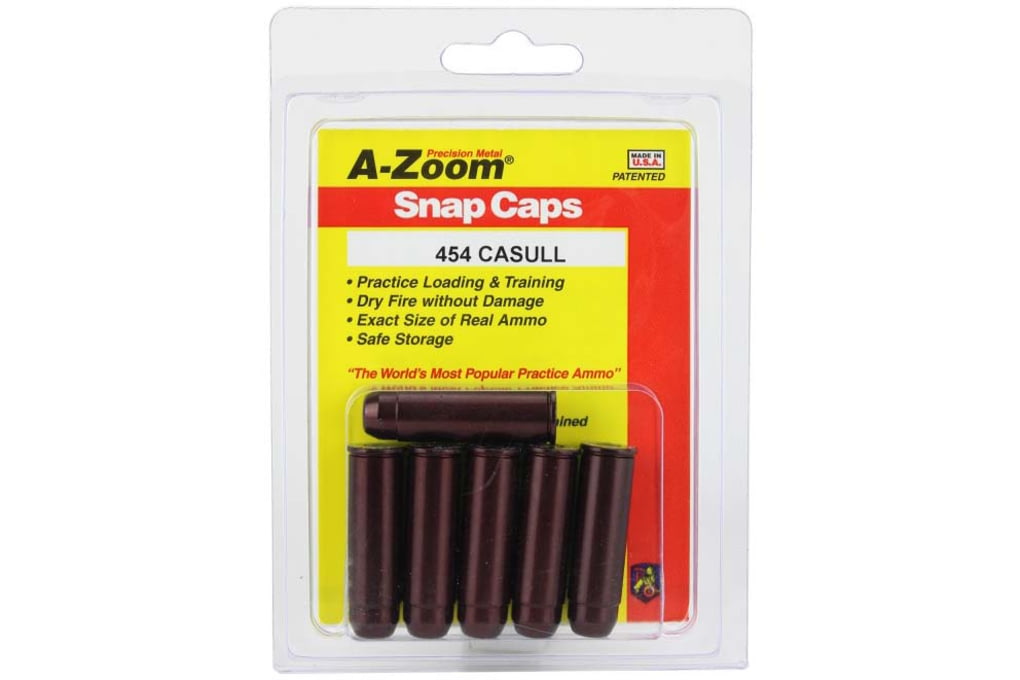 A-Zoom Revolver Snap Caps, 454 Casull, 6 Pack, 161-img-2