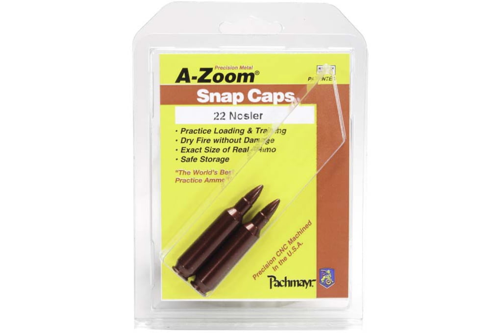 A-Zoom Rifle Snap Caps, .22 Nosler, Pack of 2, 123-img-1