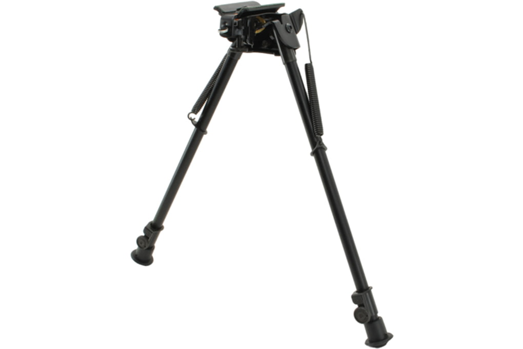 Aimtech Adjustable Heavy Duty Stud Mount Bipod, Lever Locking Pivot, Black-img-1