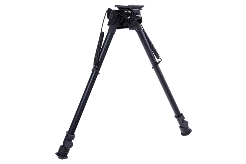 Aimtech Adjustable Heavy Duty Stud Mount Bipod, Lever Locking Pivot, Black-img-2