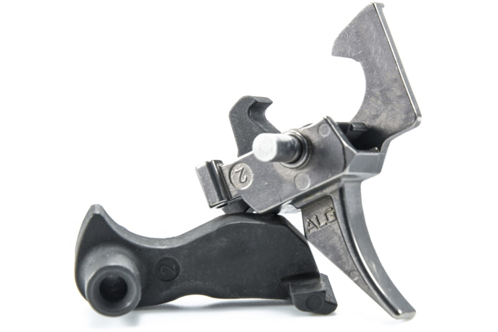 ALG Defense AK Trigger Ultimate with Lightning Bow, 5.5lb, Curved, Silver-img-1
