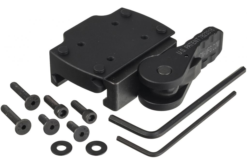 American Defense Manufacturing Trijicon RedDot Mount, Tactical Lever, Black-img-0
