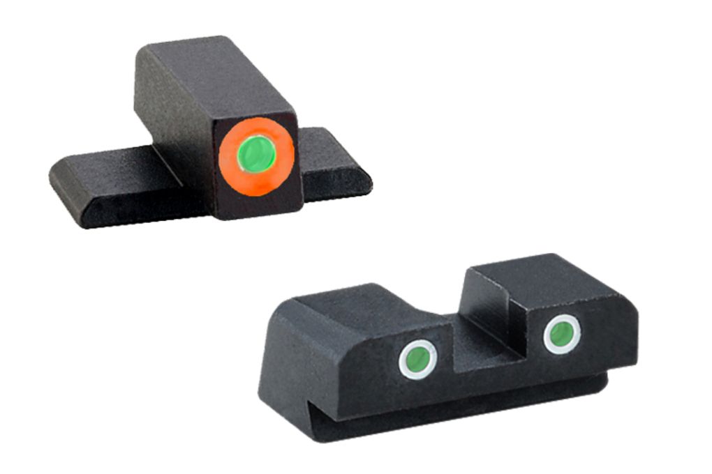 Ameriglo Tritium Front/Rear Combo Sights Green Dot-img-0