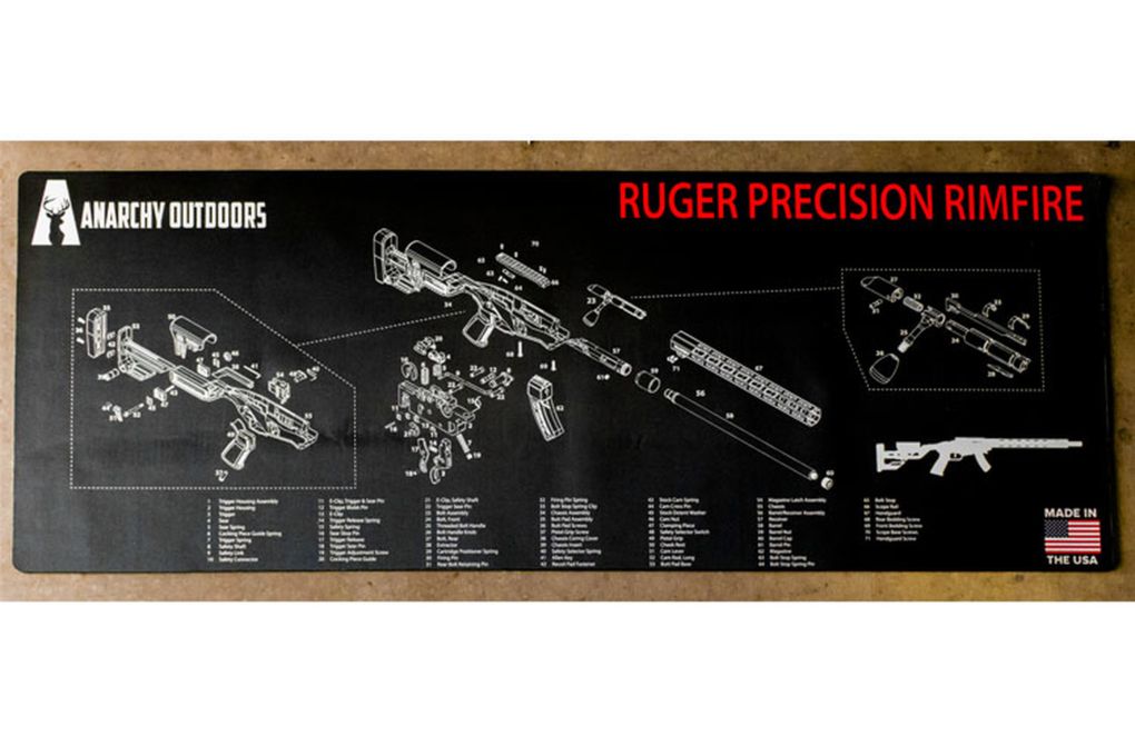 Anarchy Outdoors Cleaning Mat, Ruger Precision Rif-img-0