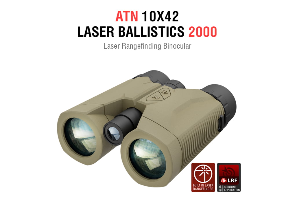ATN LRF 2000 10x42mm Roof Ballistics Laser Rangefi-img-1