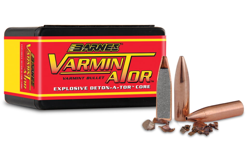Barnes Varmin-a-tor Rifle Bullets, .22 Long Rifle,-img-0
