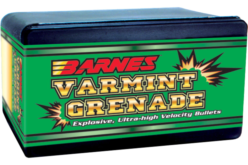 Barnes Varmint Grenade Rifle Bullets, .204 Ruger, -img-0