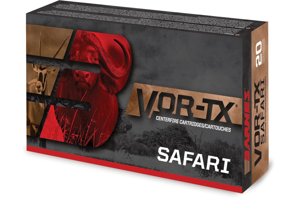 Barnes Vor-Tx Safari CenterfireRifle Cartridges, .-img-0