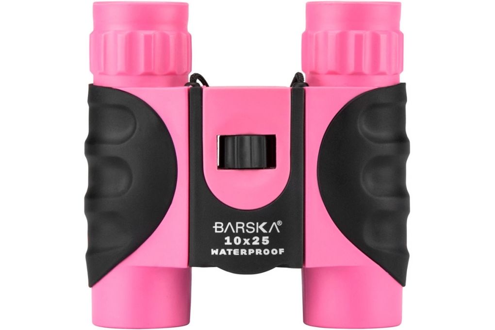 Barska 10x25 Waterproof Roof Prism Binoculars,Pink-img-2