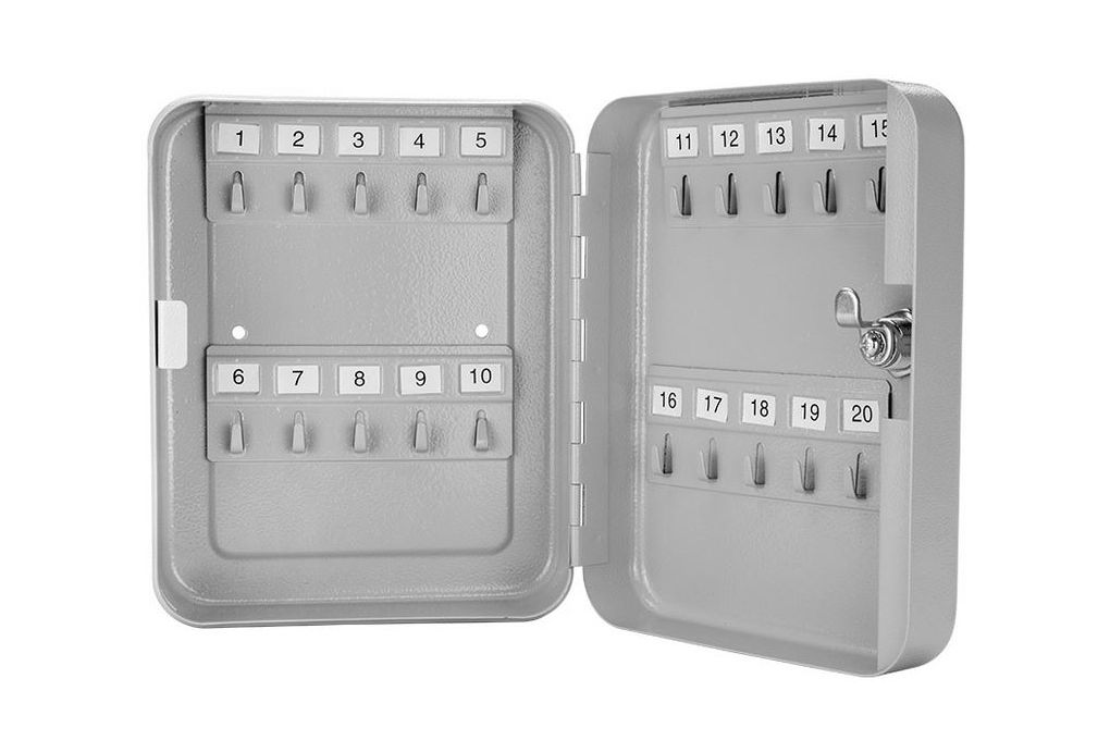 Barska 20 Key Lock BoxSecurity Safe, Steel, Black -img-2