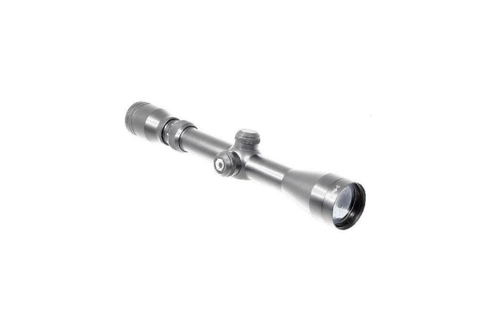 Barska 3-9x40 Huntmaster Rifle Scope, Silver, 30/30 Reticle - AC11204-img-1