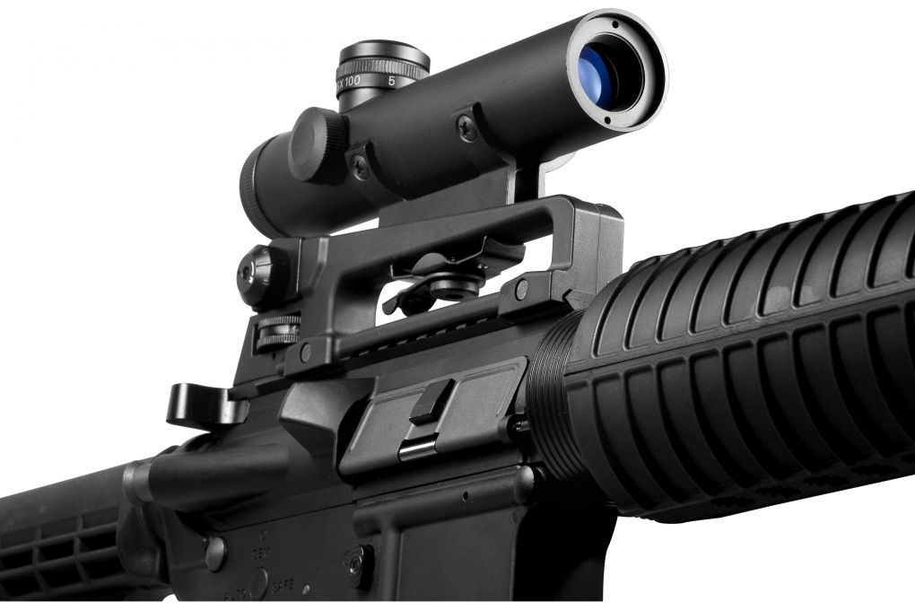 Barska 4x20 M16 Electro Sight 30/30 Reticle Rifle -img-0