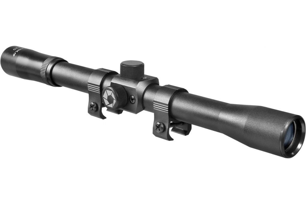 Barska 4X20 Rimfire Rifle Scope, Black Matte AC107-img-0