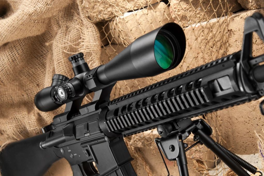 Barska 6-24x50mm Illuminated Mil-Dot Sniper Rifle -img-1