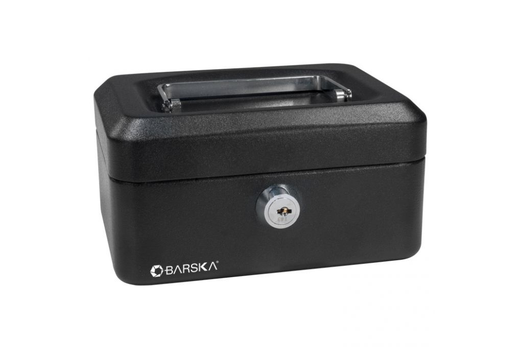 Barska 6in. Cash Box with Key Lock-img-1