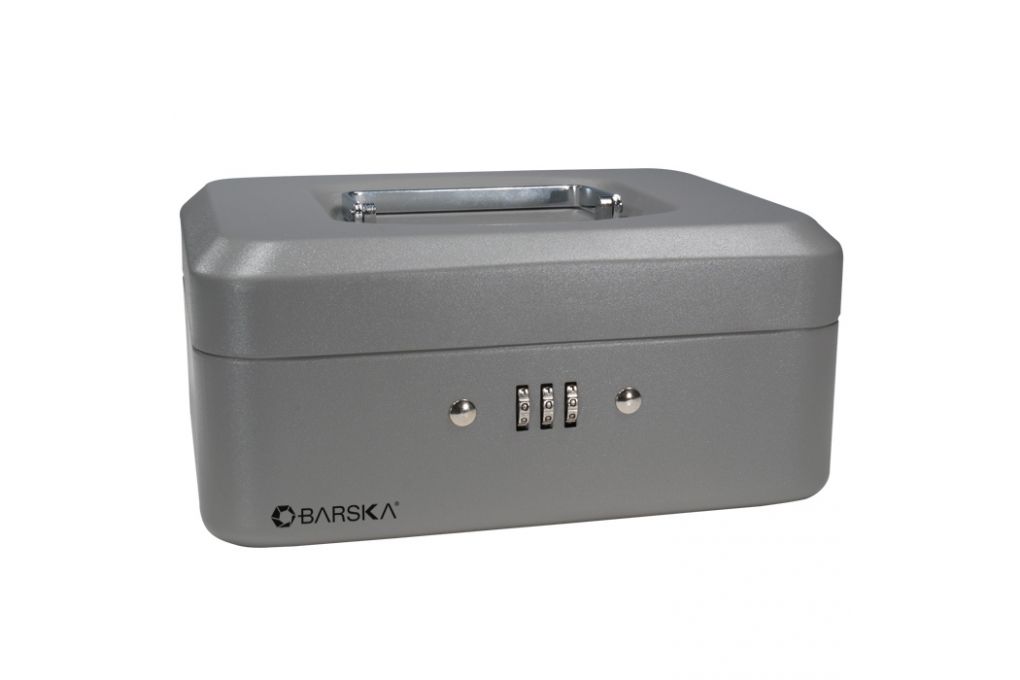 Barska Combination Lock Cash Box, 8in CB11784-img-1