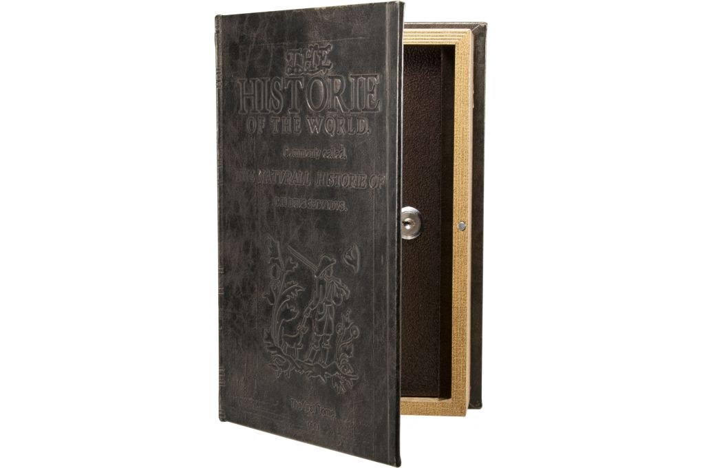 Barska Antique Book Safe with Key Lock, Brown CB11-img-1