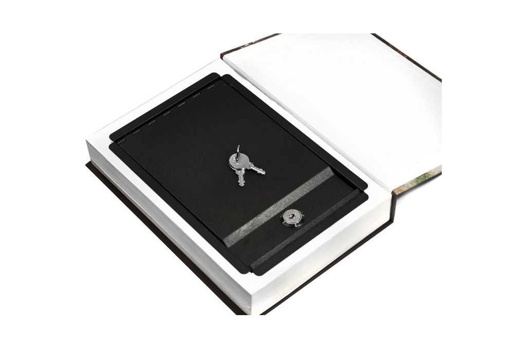 Barska Real Paper Book Safe with Key AX11682-img-3