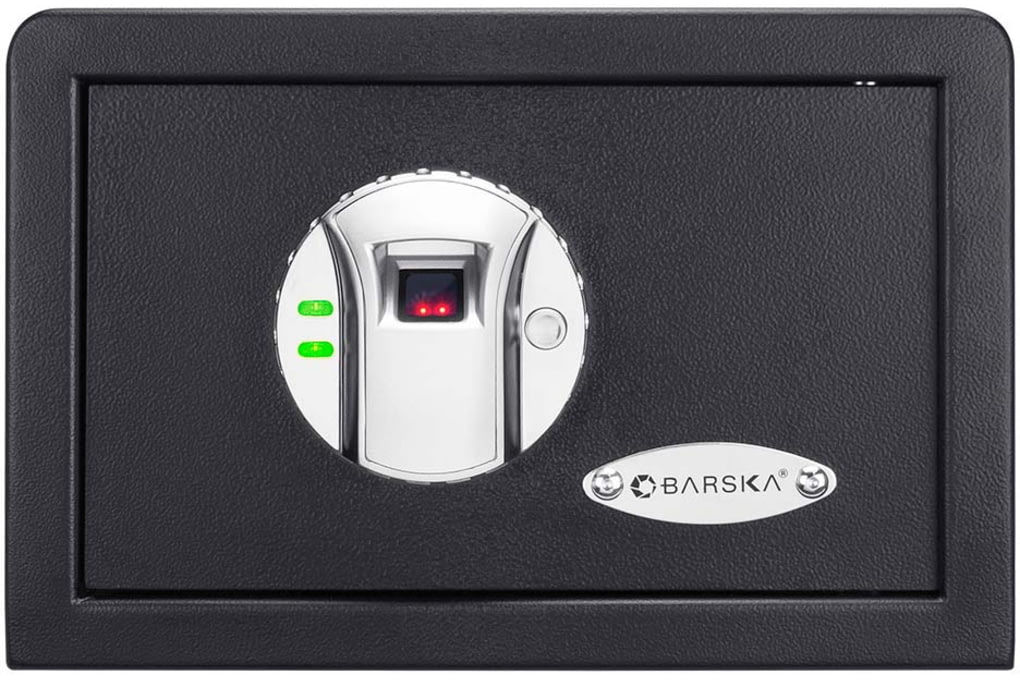 Barska Compact Biometric Gun Safe, Black, 12x8x7.7-img-2