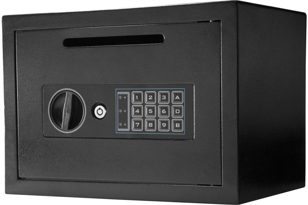 Barska Compact Keypad Depository Safe, Black AX119-img-0