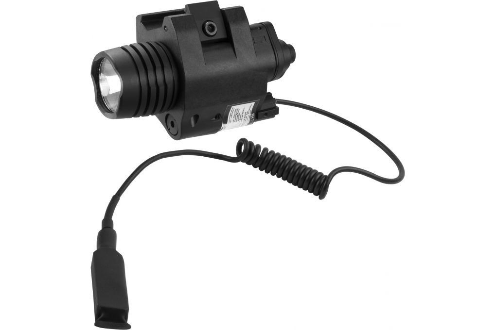 Barska Laser LED Weapon Flashlight, CR123A, Green,-img-1