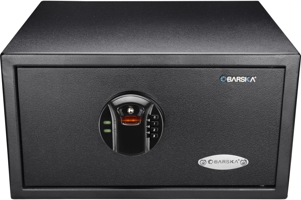 Barska HQ500 Biometric Keypad Safe, Black, AX12840-img-1