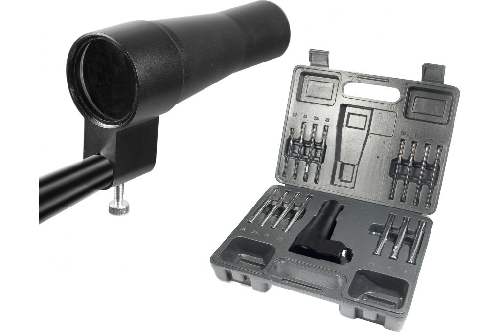 Barska Iron Laser Boresighter Kit w/15pc Arbor Set-img-0