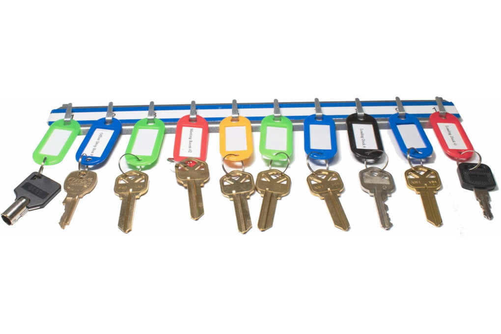Barska Labeled Key Shelves w/ 1-100 Numbered Hooks-img-2