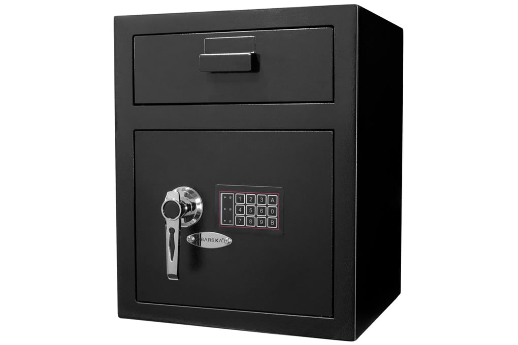 Barska Large Keypad Depository Safe, Black AX11930-img-0