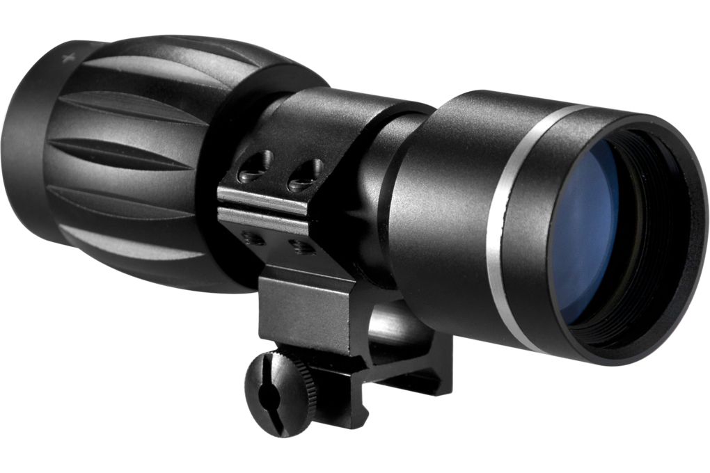 Barska Red Dot Magnifier w/ Extra High Ring, 3x - -img-0