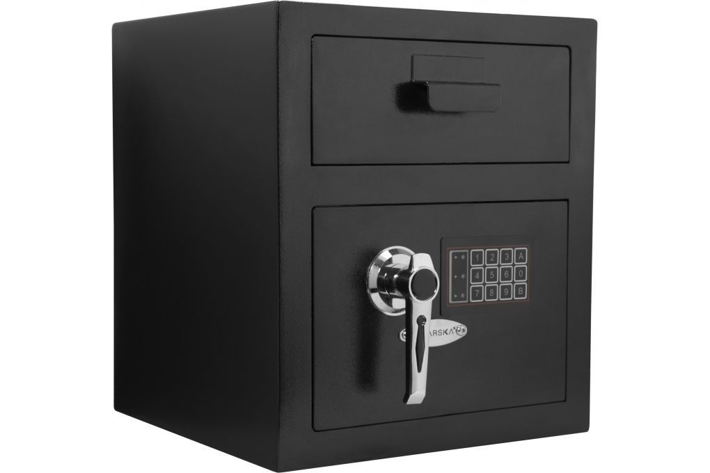 Barska Standard Keypad Depository Safe, Black AX11-img-0