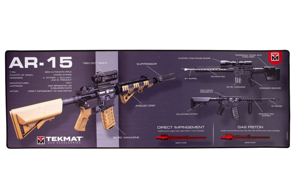 BECK TEK TEKMAT AR-15 Cleaning Mat, TEKR44AR15WPD-img-0