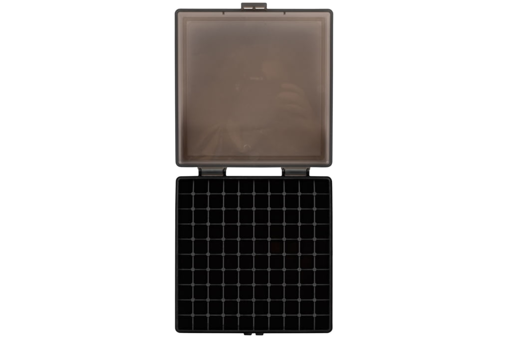 Berrys 92199 008 Ammo Box 40 S&W,45 ACP 100rd Smoke Lid W/Black Bottom-img-0