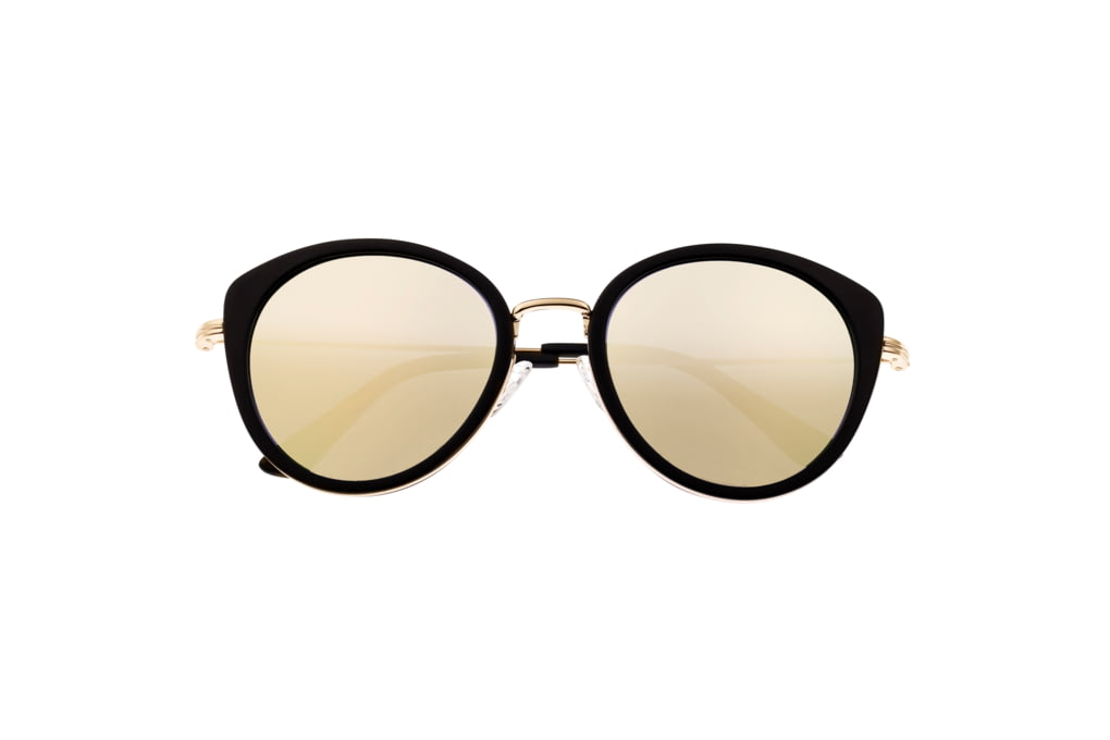 Bertha Reese Sunglasses - Womens, Black Frame, Gol-img-1