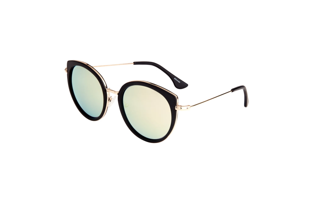 Bertha Reese Sunglasses - Womens, Black Frame, Gol-img-0