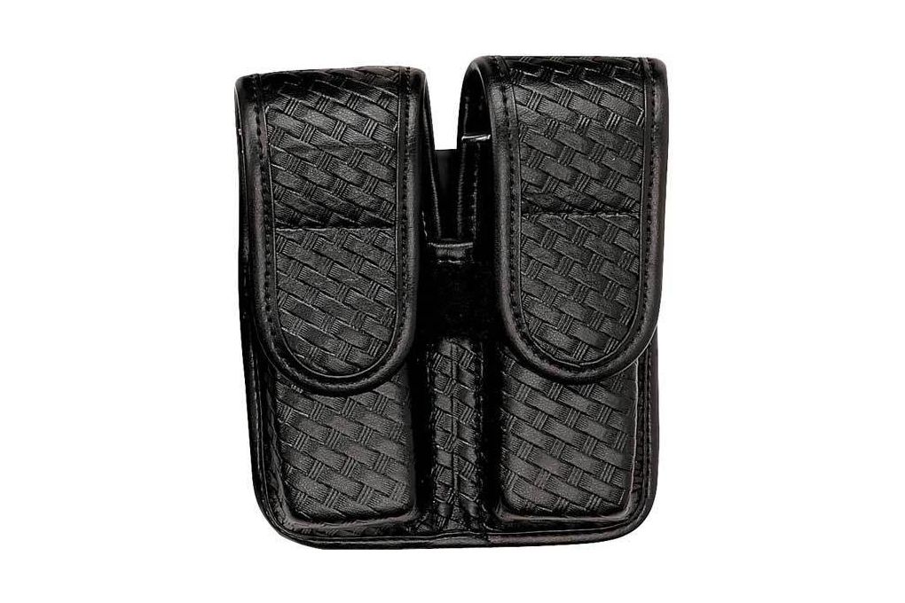Bianchi 7902 Double Mag Pouch - Basket Black, Hidd-img-0