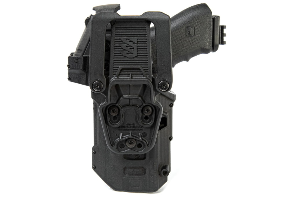 Blackhawk T-Series Black L3D lb Glock 17/19/22/23/31/32/45/47 w/TRL 7/8 Box Basketweave Right Hand 44N700BWR