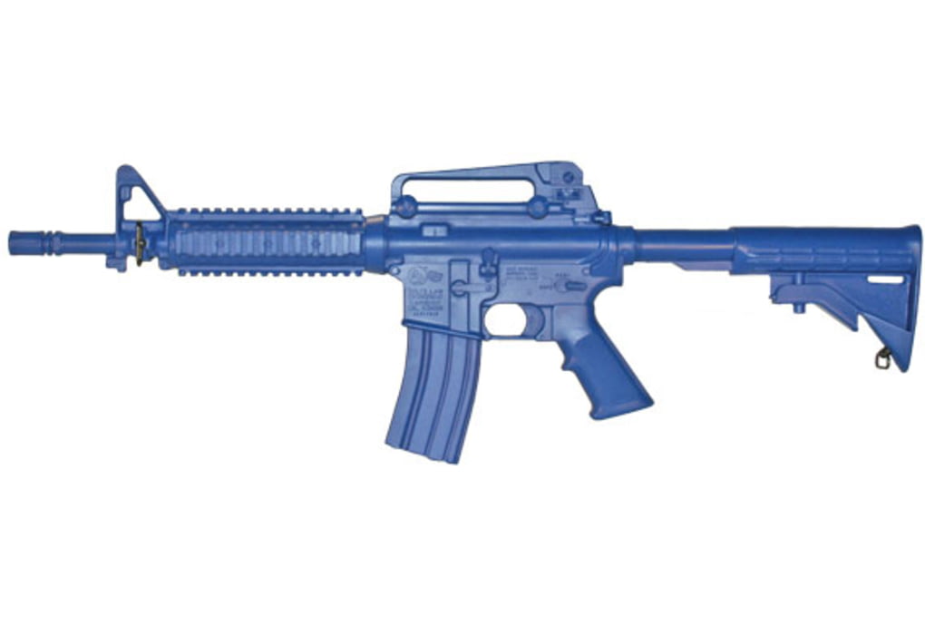Blueguns Colt M4 Commando Training Guns, w/o Light, Fwd Rail, Open Stock-img-0