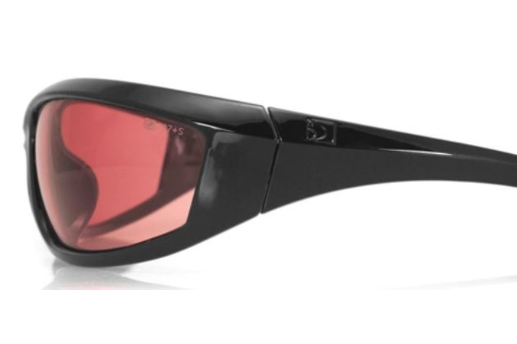 Bobster Charger Sunglass, Blk Frame, Rose Lenses ECHA001R-img-2