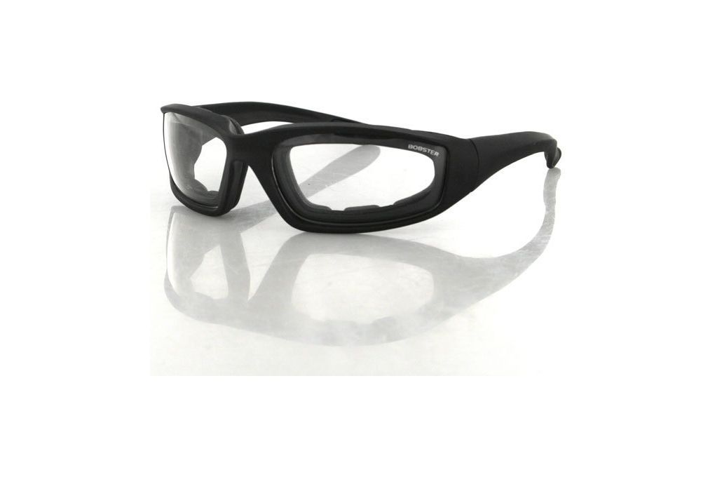 Bobster Foamerz 2 Sunglasses, Clear Anti-fog Lenses, Black Frame, ES214C-img-0
