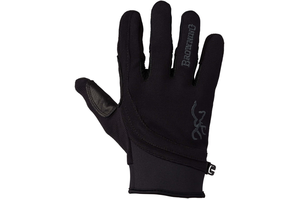 Browning Ace Shooting Gloves, Black, M, 3070209902-img-0