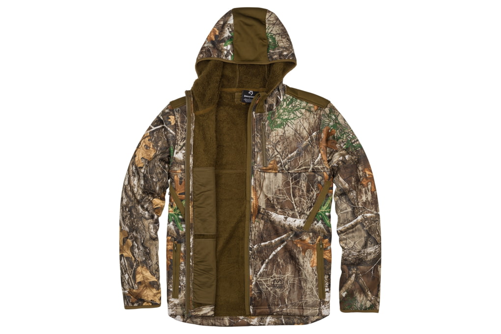 Browning High Pile Hooded Jacket - Mens, Realtree -img-1