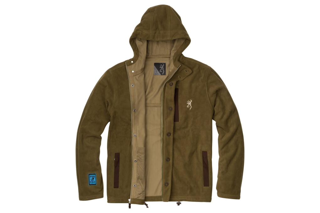 Browning Hydro-Fleece Jacket - Mens, Dark Olive, L-img-1