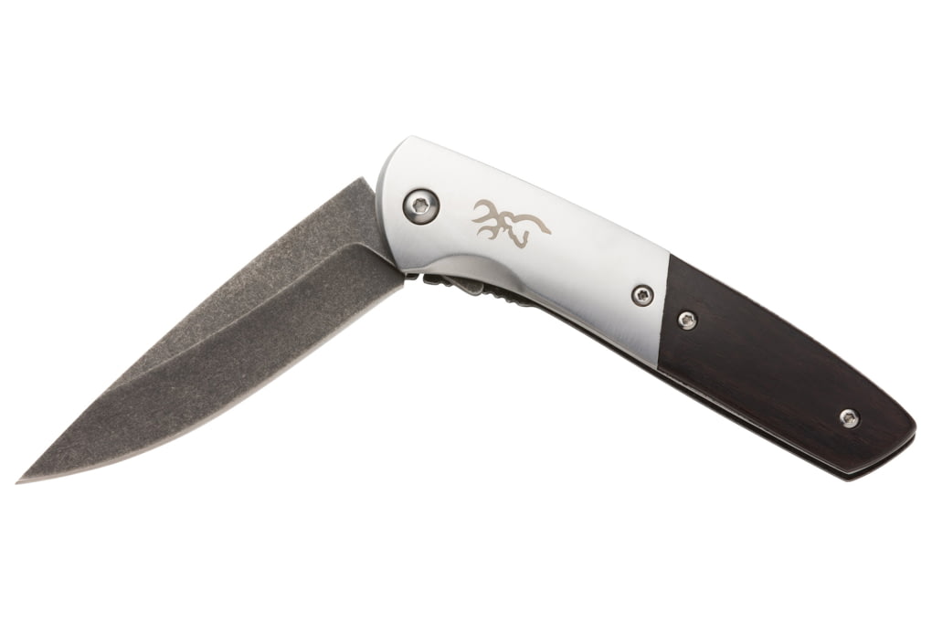 Browning Nine Mile 3in Folding Knife, Drop Point, -img-2