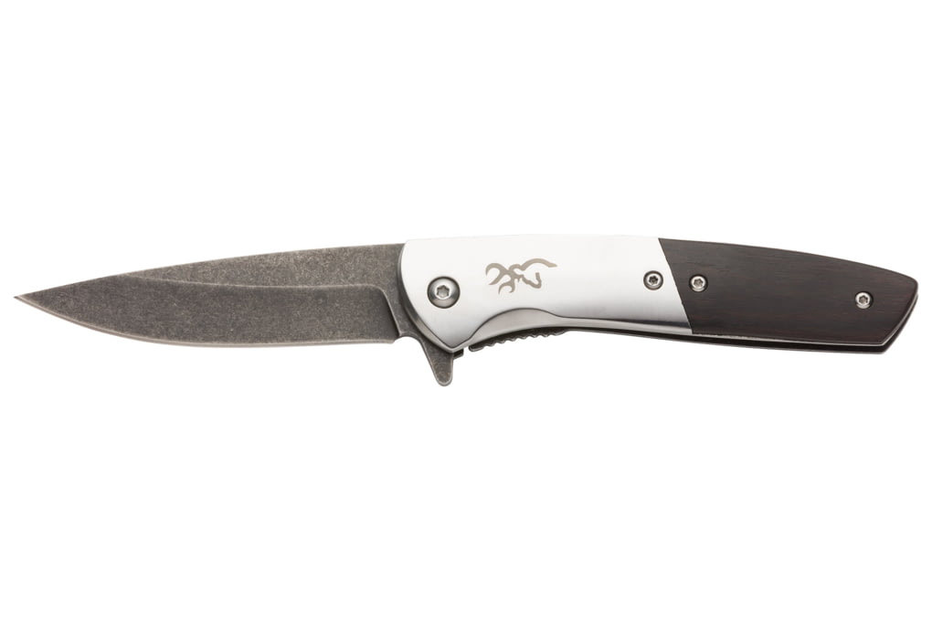 Browning Nine Mile 3in Folding Knife, Drop Point, -img-0