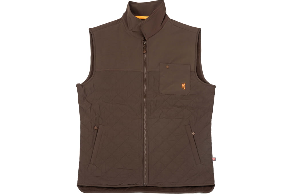Browning Upland Qlt w/o Embroidery Vest, Chocolate-img-0