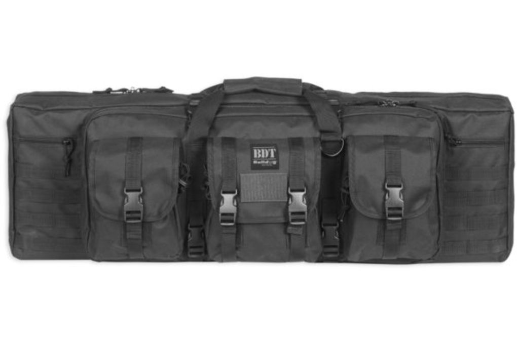 Bulldog Cases & Vaults Deluxe Single Tactical Rifle Case, 36 inch, Black-img-0